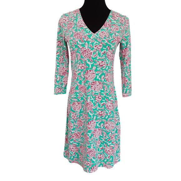 Banana Boat UPF 50+ Sheath Dress Sea Turtle XS Beach Resort Sun Protection - Picture 1 of 12